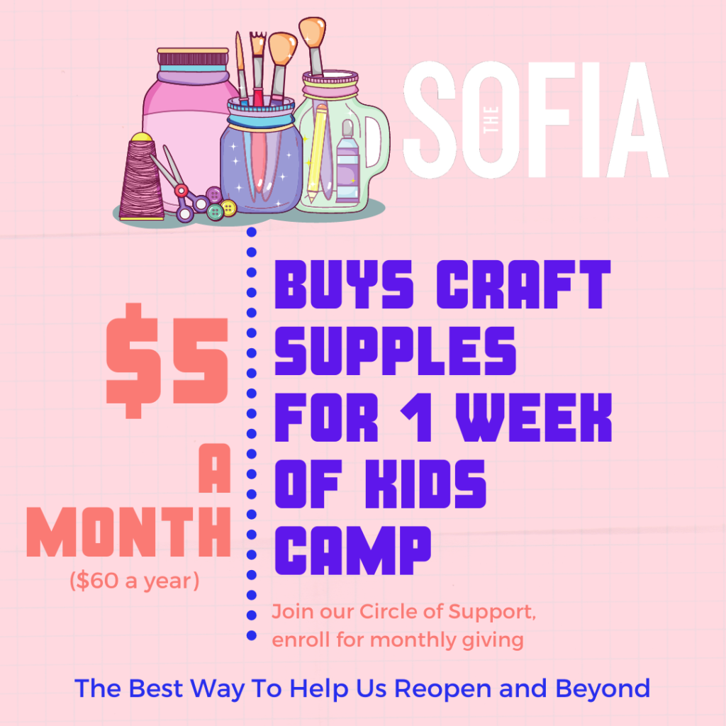 Monthly Giving - The Sofia Home Of B Street!